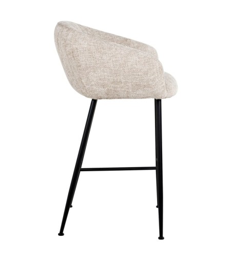 RICHMOND krzesło barowe AVANTI jasny beż