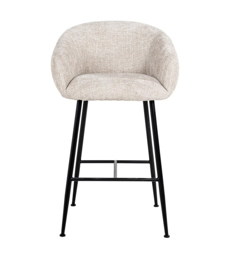 RICHMOND krzesło barowe AVANTI jasny beż