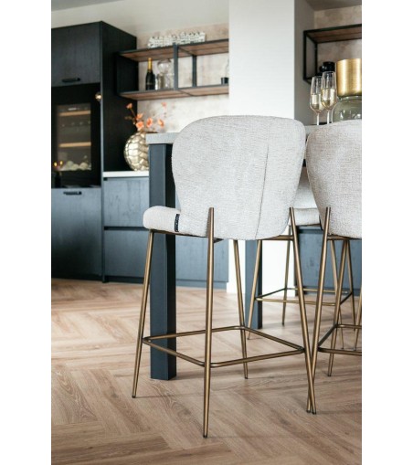 RICHMOND krzesło barowe DARBY 67 beżowe