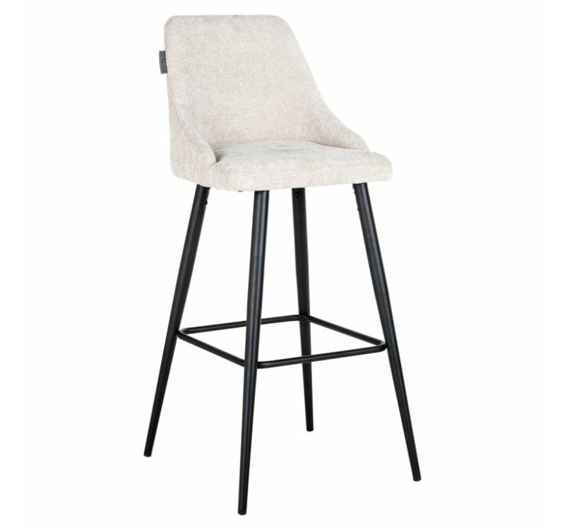 RICHMOND zestaw 2 krzeseł barowych        BROOKE 78 jasny beż