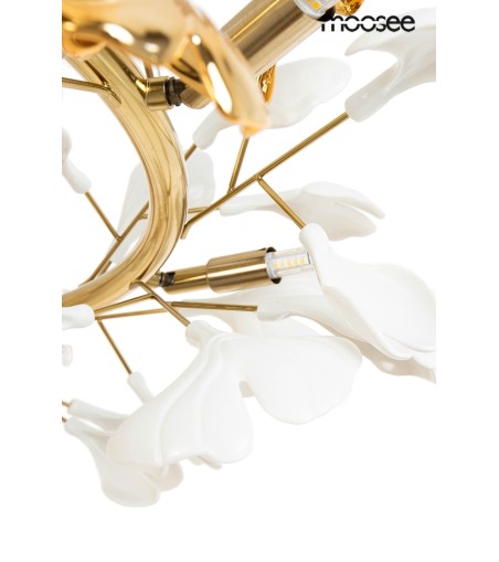 MOOSEE lampa wisząca FLORA 80 PP złota
