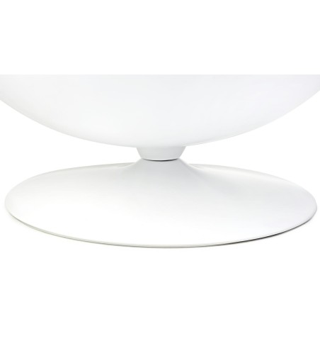 Fotel BALL biało-czarny - włókno szklane