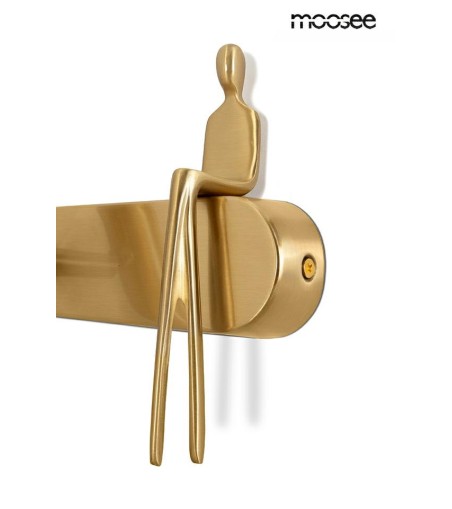 MOOSEE lampa ścienna BOY TUBE L złota