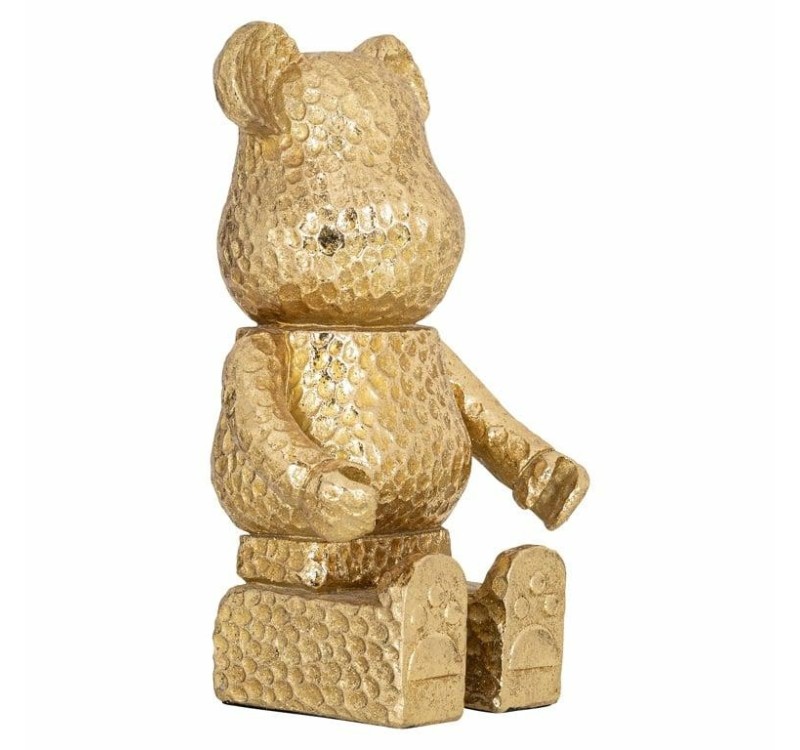RICHMOND dekoracja SITTING BEAR złota