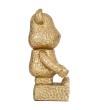 RICHMOND dekoracja SITTING BEAR złota