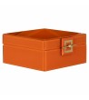 RICHMOND pojemnik na biżuterię BODINE L   pomarańczowy