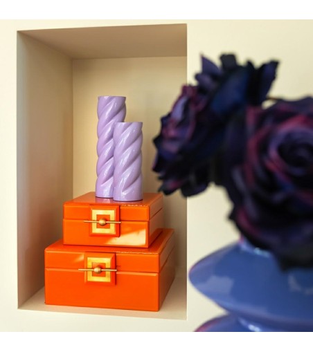 RICHMOND pojemnik na biżuterię BODINE L   pomarańczowy