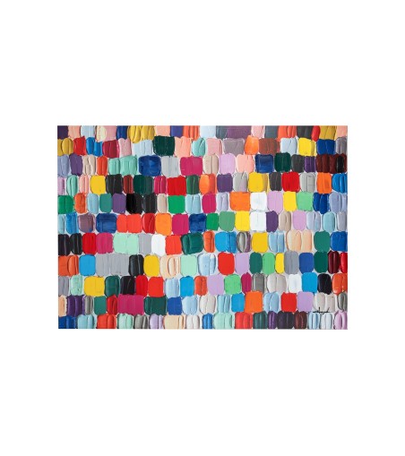 KARE obraz TOUCHED COLORFUL DOTS 200x140  cm