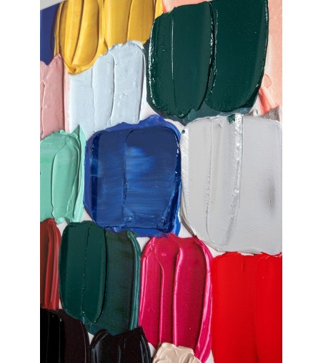 KARE obraz TOUCHED COLORFUL DOTS 200x140  cm