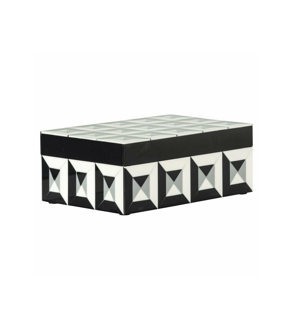 RICHMOND pojemnik na biżuterię LICIA S    biało-czarny