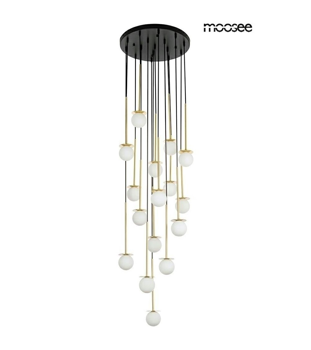 MOOSEE lampa wisząca CANNON DISC 16       złota