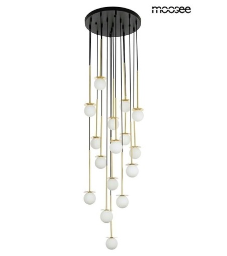 MOOSEE lampa wisząca CANNON DISC 16       złota