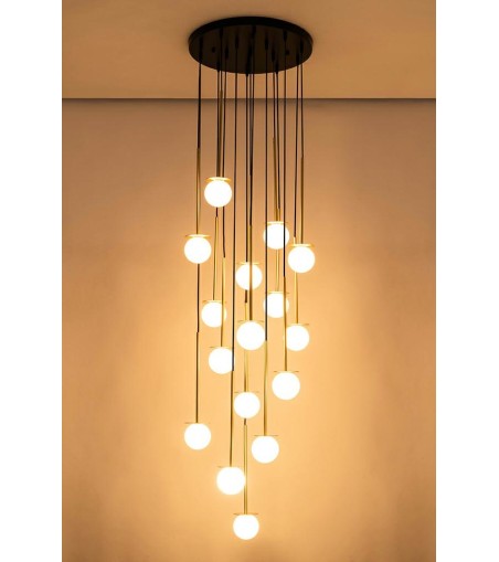 MOOSEE lampa wisząca CANNON DISC 16       złota