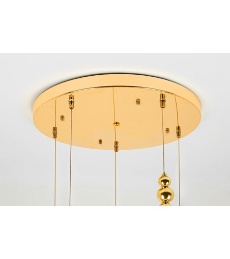 MOOSEE lampa wisząca BUTTERFLY DISC 5     złota
