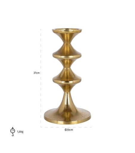 RICHMOND świecznik AYDEN S złoty
