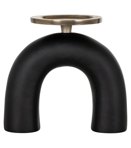 RICHMOND świecznik LIVI S czarno-złoty