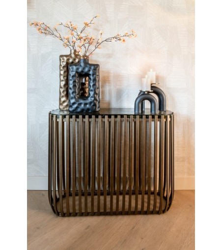 RICHMOND świecznik LIVI S czarno-złoty