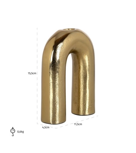 RICHMOND świecznik ROWIN S złoty