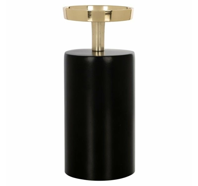 RICHMOND świecznik CAYA S czarno-złoty