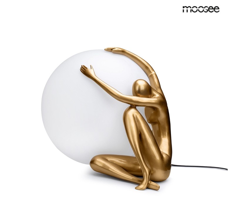 MOOSEE lampa stołowa UOMO 50 złota