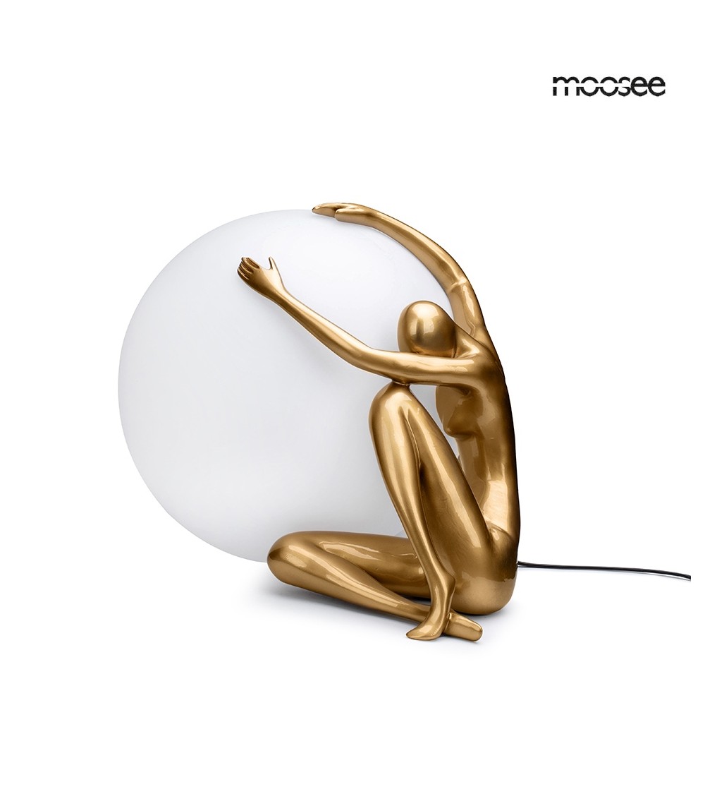 MOOSEE lampa stołowa UOMO 50 złota