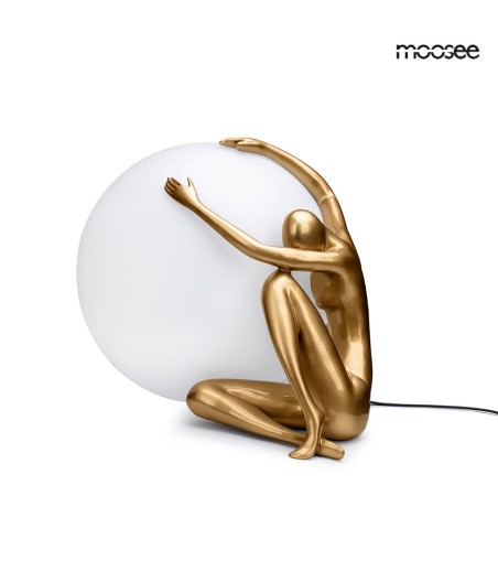 MOOSEE lampa stołowa UOMO 50 złota