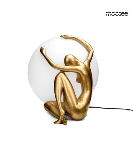 MOOSEE lampa stołowa UOMO 50 złota