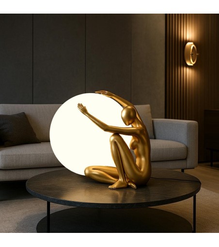 MOOSEE lampa stołowa UOMO 50 czarna