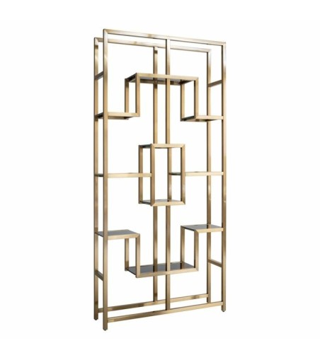 RICHMOND regał MAGNUS szczotkowane złoto