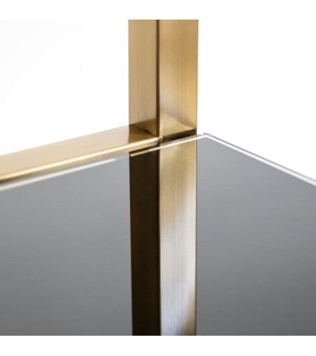 RICHMOND regał MAGNUS szczotkowane złoto