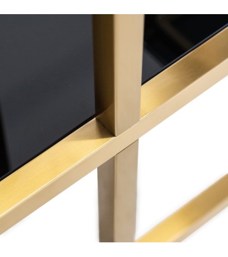 RICHMOND regał MAGNUS szczotkowane złoto