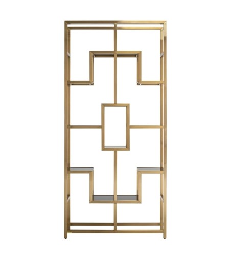 RICHMOND regał MAGNUS szczotkowane złoto