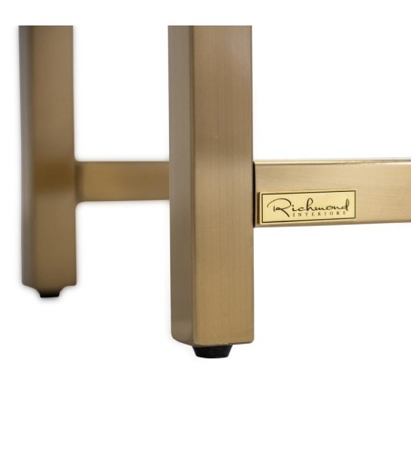 RICHMOND regał MAGNUS szczotkowane złoto