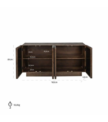 RICHMOND komoda BRYANT - 4 drzwiowa