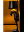 MOOSEE lampa podłogowa KOŃ HORSE STAND    S czarna - włókno szklane