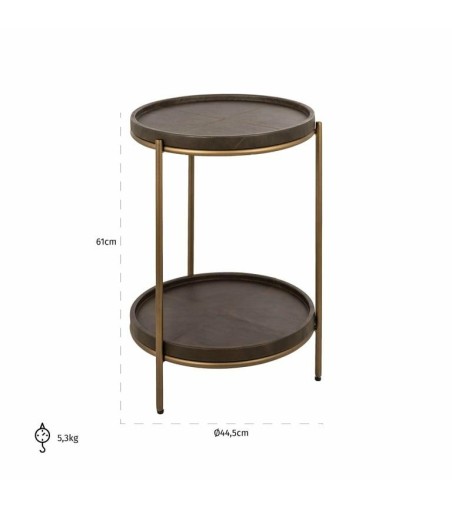 RICHMOND stolik ZILLON brązowy