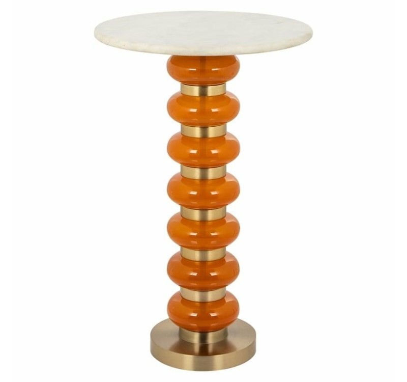 RICHMOND stolik BARBARA pomarańczowy