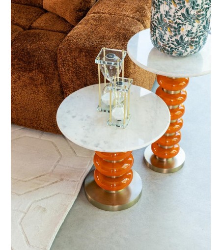 RICHMOND stolik BARBARA pomarańczowy