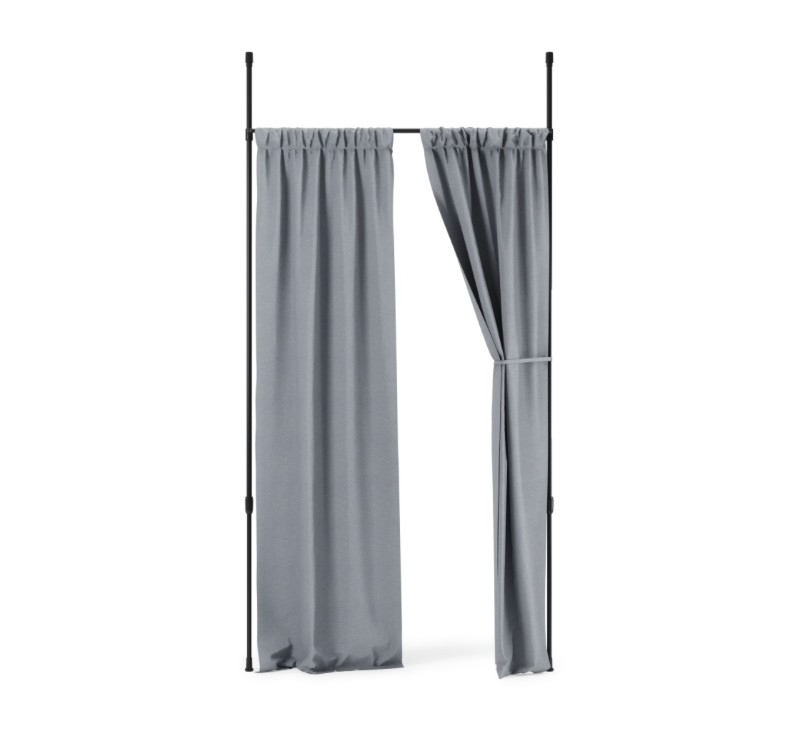 UMBRA karnisz ANYWHERE czarny mat