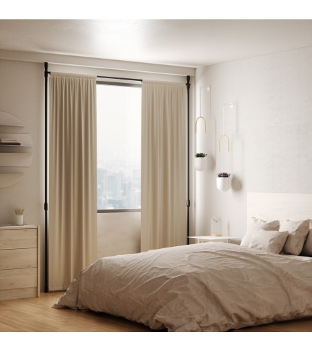 UMBRA karnisz ANYWHERE czarny mat