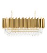 Lampa wisząca IMPERIAL LONG GOLD 90 - stal, kryształ