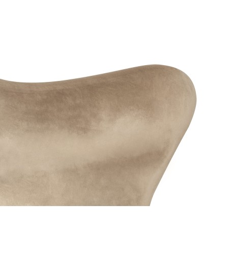 Fotel EGG SZEROKI VELVET khaki