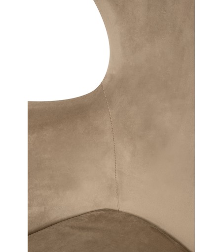 Fotel EGG SZEROKI VELVET khaki