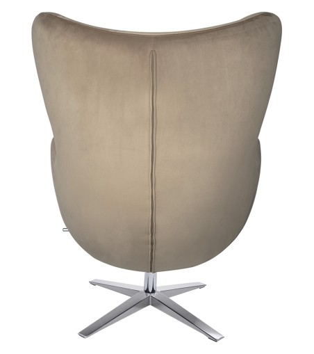 Fotel EGG SZEROKI VELVET khaki