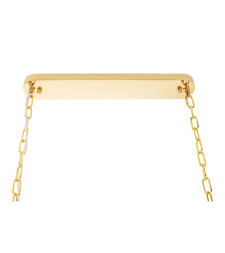 Lampa wisząca IMPERIAL LONG GOLD 90 - stal, kryształ