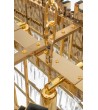 Lampa wisząca IMPERIAL LONG GOLD 90 - stal, kryształ