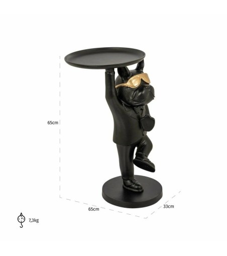 RICHMOND stolik BULLIE złoto-czarny