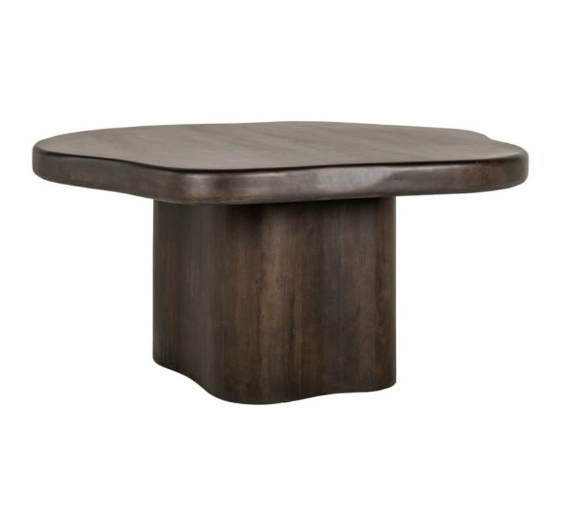 RICHMOND stół jadalniany SHERMAN OGRANIC  152x152 brązowy