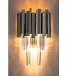 Lampa ścienna IMPERIAL WALL SILVER - stal, kryształ