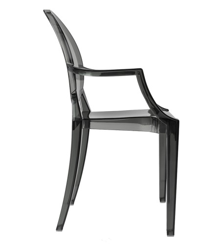 Krzesło LOUIS dymione - poliwęglan